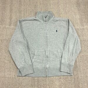 Vintage Polo Ralph Lauren Full Zip Sweatshirt Mens XL Gray 2000s